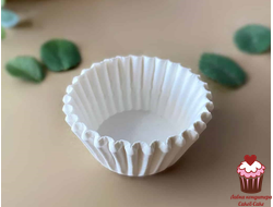 Капсулы бумажные для конфет белые d3,5см, 40-50 шт