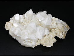 Кварц молочный, Кальцит, друза, Россия, Дальнегорск (133*80*36 мм, 282 г) №26032