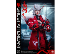 ПРЕДЗАКАЗ - Девушка-киборг (в красном) - Коллекционная фигурка 1/6 Ghost Attendant Red Remains (GS-002) - POPCOSTUME  ?ЦЕНА: 33900 РУБ.?