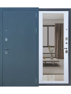 YoDoors 5 ЛЕОН Букле графит-Бианко