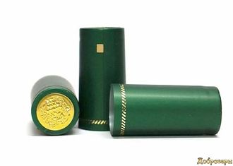 Термоколпачок для винных бутылок зеленый