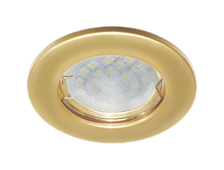 Светильник встраиваемый Ecola DL90 MR16 GU5.3 плоский Перламутровое Золото 30x80 FN1611EFY