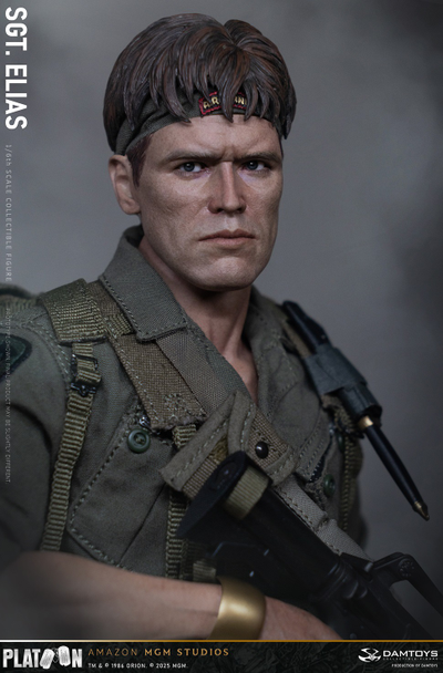 ПРЕДЗАКАЗ - Сержант Элиас Гродин ("Взвод", Platoon) - Коллекционная ФИГУРКА 1/6 scale Platoon Sergeant Elias (DMS047) - DAMTOYS ?ЦЕНА: 31700 РУБ.?
