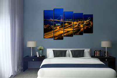 Модульная картина "Грандиозная эстакада"