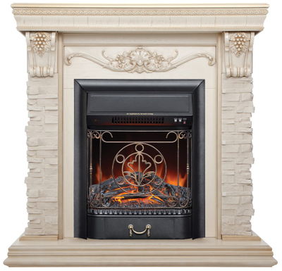 Электрокамин Patricia WT с очагом Majestic