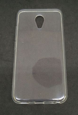 Защитная крышка силиконовая Meizu M5, прозрачная