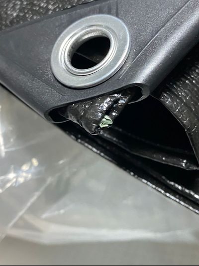 Тент Тарпаулин защитный 6х10 м, 230 г/м2, шаг люверсов 0,5 м