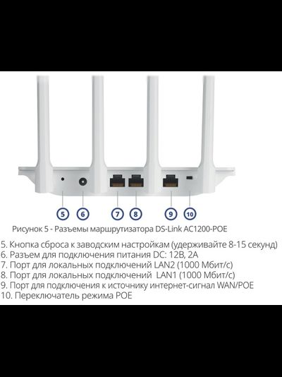 Комплект усиления интернета DS-4G-5/4kit  v.5070