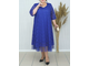 Элегантное, нарядное платье арт. 17430-8763  (Цвет электрик) Размеры 60-70