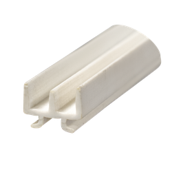 Белые направляющие для профиля торговой системы