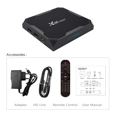 Смарт ТВ приставка X96 MAX PLUS 4/64 Gb