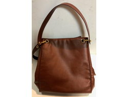 867-2/ Сумка коричневая из кожи, POON, Германия