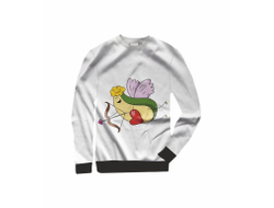 Свитшот 3D с полной запечаткой #12 на День влюблённых, 14 февраля