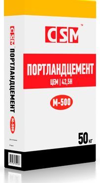 ПОРТЛАНДЦЕМЕНТ М-500 Д0 CSM 50кг