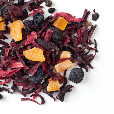 Чай фруктовый Алый закат, ароматизированный