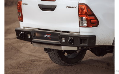 Бампер силовой задний BMS PRO-Line для Tayota Hilux 2015-2024