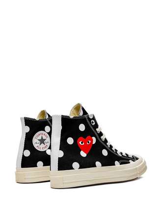 Кеды Converse Comme Des Garcons черные высокие