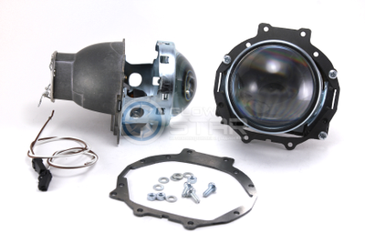 Комплект Hella R Old H7/D2 с рамками для замены штатных ксеноновых / галогенных линз автомобиля Mitsubishi Pajero 4 (2006 - 2014)