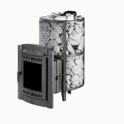 Банная печь Атмосфера XL сетка нержавейка до 26 м3