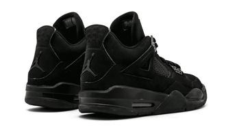 Nike Air Jordan Retro 4 Black Cat сзади