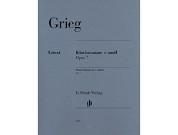 Grieg. Piano Sonata e minor op. 7