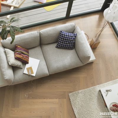 Паркетная доска Meister Дуб Гармония Простой 8817 PS500R