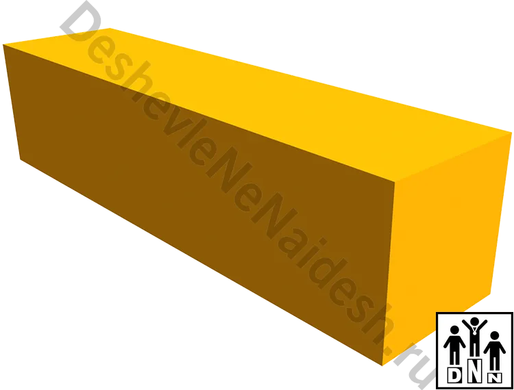 Мягкий модуль брусок 1200x300x300