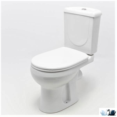 Унитаз с бачком Оскольская керамика Ирида, белый, Стандарт (сиденье арматура УКЛАД)