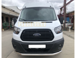 Защита переднего бампера d76 для Ford Transit (2018-...)