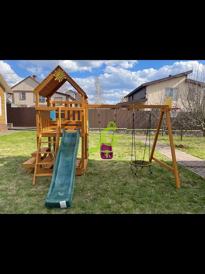 Детская площадка IgraGrad Крафт Pro 3 (скат 2,2)