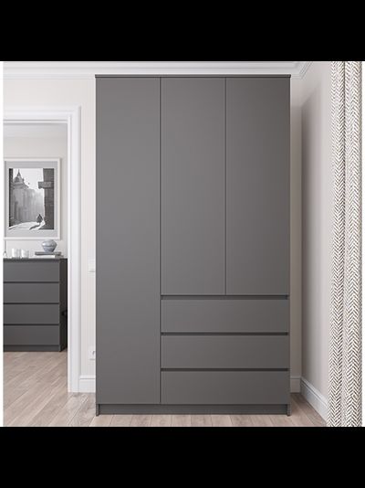 Мадера шкаф ШМ 1200 Графит