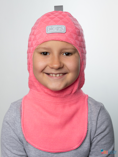 Шапка-шлем "Саша" 20201-02, цвет розовый, р. 54-56