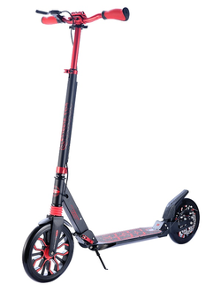 Городской самокат Sportsbaby City Scooter MS-250D черно-красный