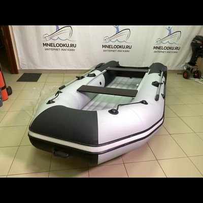 Моторная лодка Таймень NX 3400 НДНД PRO светло-серый/черный