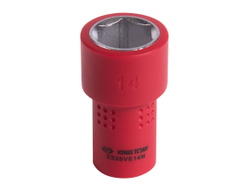 Головка торцевая диэлектрическая шестигранная 1/4", 14 мм KING TONY 2335VE14M