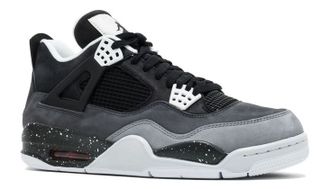 Nike Jordan 4 черные с серым (41-45) Арт. 001F