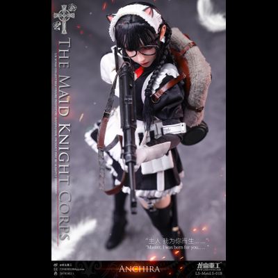 ПРЕДЗАКАЗ - Боевая горничная-стрелок - Коллекционная фигурка 1/6 Maid Knight Corps Grenade Soldier ANCHIRA (LS-Meid.S-01B) - Longshan ?ЦЕНА: 19500 РУБ.?