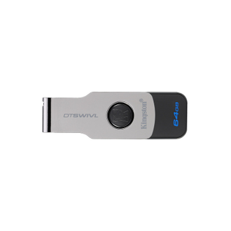 Флеш-память Kingston DataTraveler Swivl, 64Gb, USB 3.1 G1, DTSWIVL/64GB