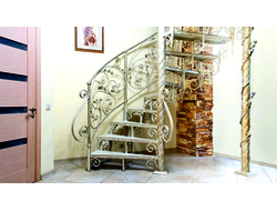 Каркас винтовой лестницы - Арт 3