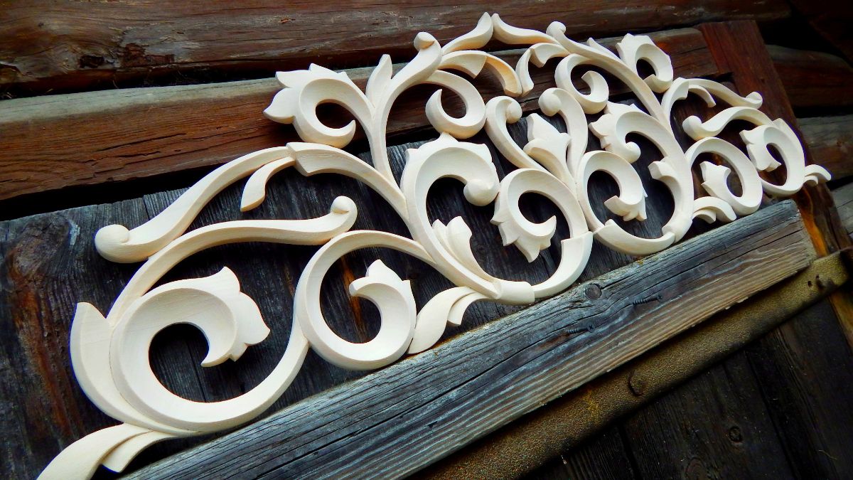 Carved pattern for CNC