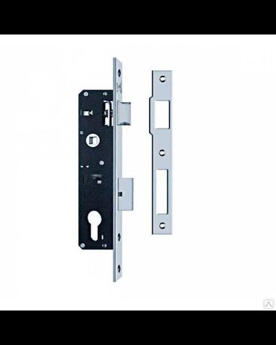 153-25 Замок WINDOORPRO для ПВХ профилей 85-16-25 с фалев. защелкой и ригелем (30/1)/1