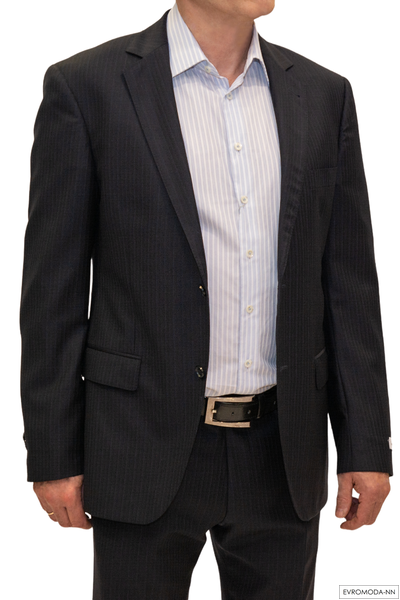 Костюм мужской синий в полоску Дариан (р.50)