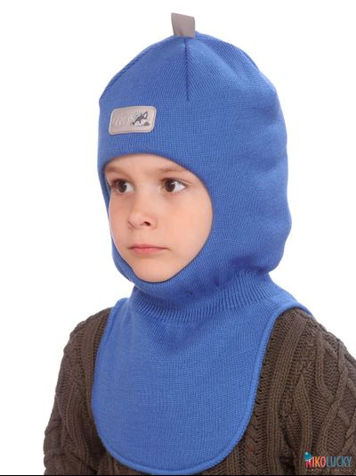 Шапка-шлем "NK"   20101-01, цвет ярко-синий р. 48-50