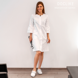 ПЛАТЬЕ DOCLIKE DL301 белое