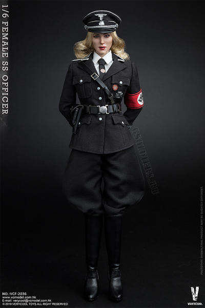 СС офицер - КОЛЛЕКЦИОННАЯ ФИГУРКА 1/6 scale Action figure Female SS Officer (VCF-2036) -  VERYCOOL