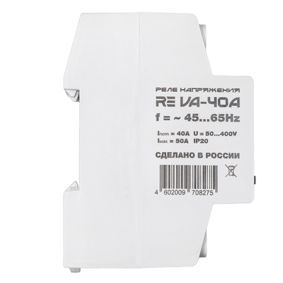Реле защиты по напряжению и току однофазное 40 А, 230 В, фото 3