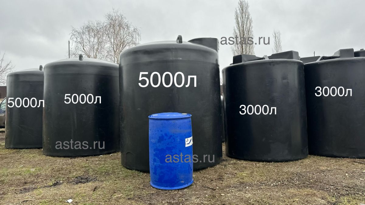 Бюджетные ёмкости для автополива на складе ООО "АСТАС" в Липецке