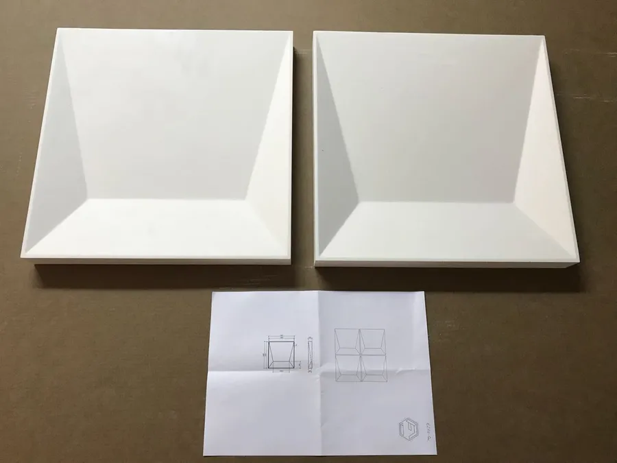 Изготовленные панели