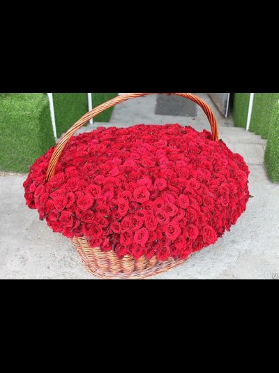 Композиция из 1001 розы