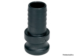 БРС ниппель; вх. под байонет 3/4" - вых. ёлочка d 19; серия E